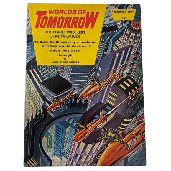Worlds of Tomorrow May 1965 Feb July 1967 Effectives Shape of us to Come Planet - Picture 3 of 13